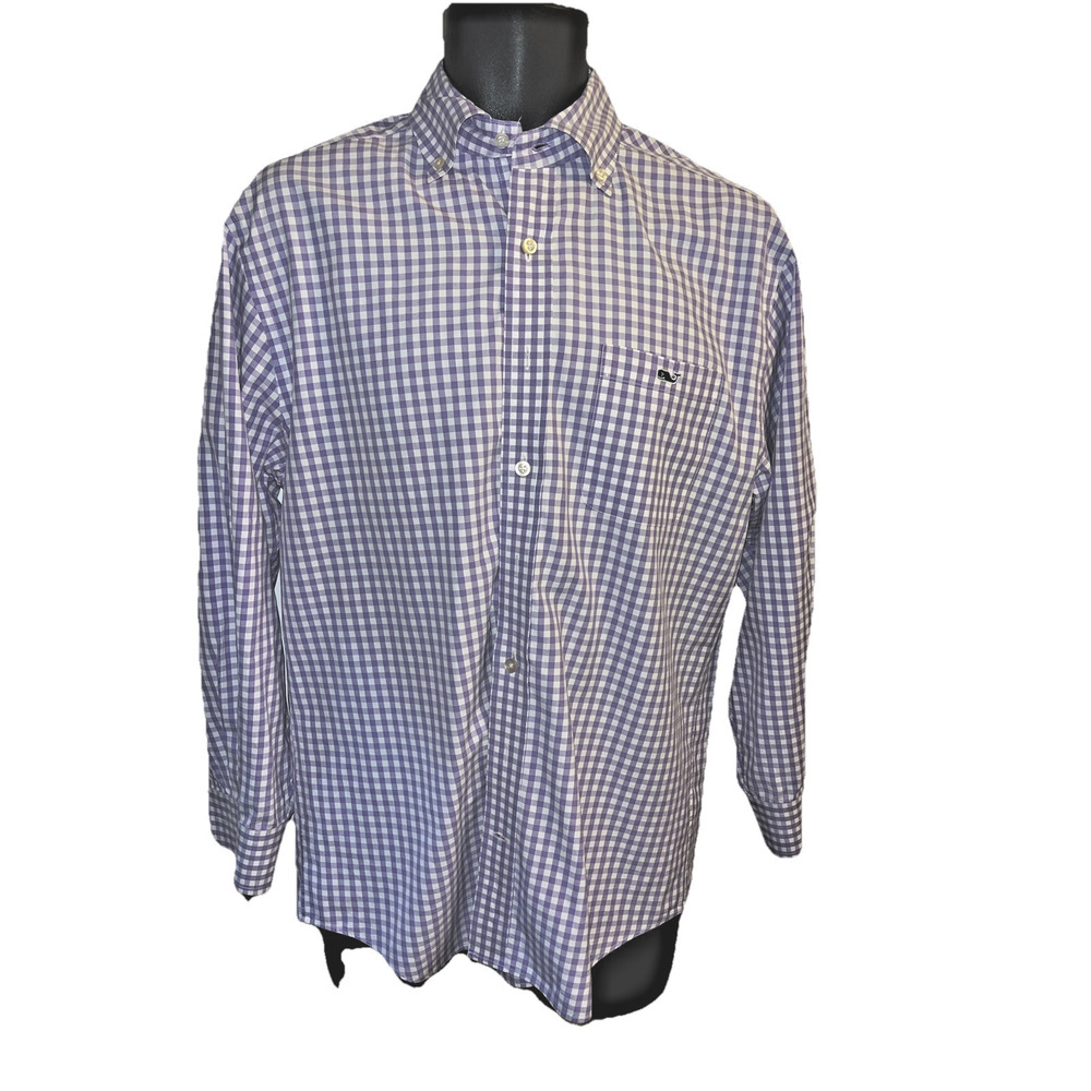 Vineyard Vines Men Classic Fit‎ Trucker Button Up Shirt Regular M